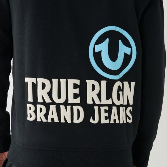 True Religion Men's Fleece Sweatsuit Size M Matching Tracksuit Hoodie Joggers - Picture 5 of 10